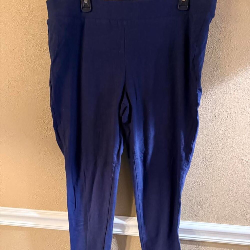 Torrid Navy blue high-waisted leggings